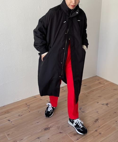 wee9s(ウィークス)の「2way over size mods coat / ツーウェイオーバーサイズフード収納可能モッズコート(モッズコート・レディース・ブラック/アイボリー/オレンジ/カーキ/ベージュ・FREE)」の16枚目の写真