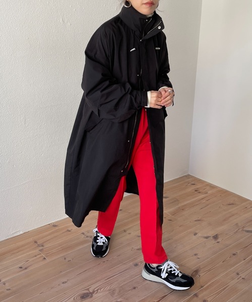 wee9s(ウィークス)の「2way over size mods coat / ツーウェイオーバーサイズフード収納可能モッズコート(モッズコート・レディース・ブラック/アイボリー/オレンジ/カーキ/ベージュ・FREE)」の18枚目の写真