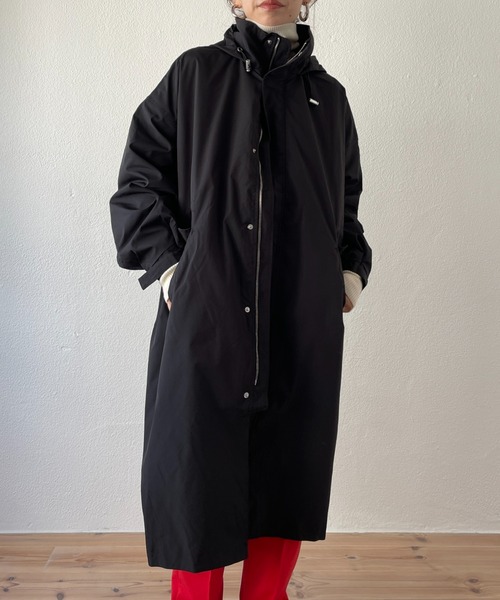 wee9s(ウィークス)の「2way over size mods coat / ツーウェイオーバーサイズフード収納可能モッズコート(モッズコート・レディース・ブラック/アイボリー/オレンジ/カーキ/ベージュ・FREE)」の19枚目の写真