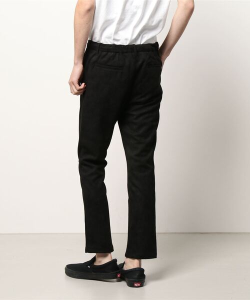 AZUL by moussy(アズールバイマウジー)の「FAUX SUEDE STATHAM PANTS/フェイクスエードステイサムパンツ(その他パンツ・メンズ・ブラック・SMALL/MEDIUM/LARGE)」の3枚目の写真