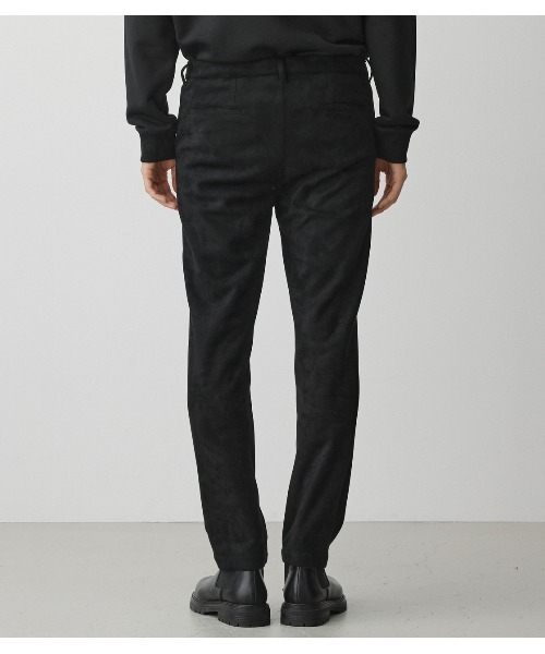 AZUL by moussy(アズールバイマウジー)の「FAUX SUEDE STATHAM PANTS/フェイクスエードステイサムパンツ(その他パンツ・メンズ・ブラック・SMALL/MEDIUM/LARGE)」の8枚目の写真