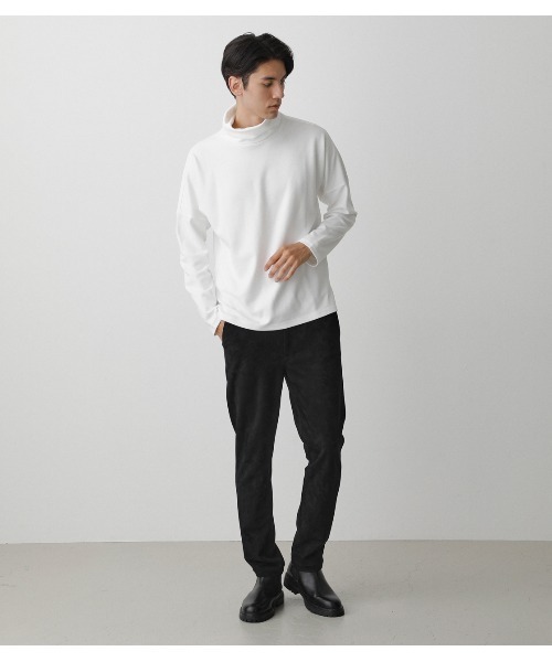 AZUL by moussy(アズールバイマウジー)の「FAUX SUEDE STATHAM PANTS/フェイクスエードステイサムパンツ(その他パンツ・メンズ・ブラック・SMALL/MEDIUM/LARGE)」の5枚目の写真
