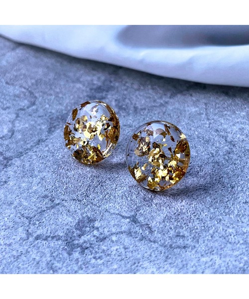 tone（トーン）の「【Willija】金属アレルギー対応《花景》フラワーピアス大(MA)（ピアス（両耳用）・レディース・ホワイト/パープル/ブルー/パープル系その他2/ライム/ローズ/アクア/ロイヤルブルー/バイオレット/レッド/ブラック/グリーン/オレンジ/ゴールド/シルバー・FREE）」の15枚目の写真