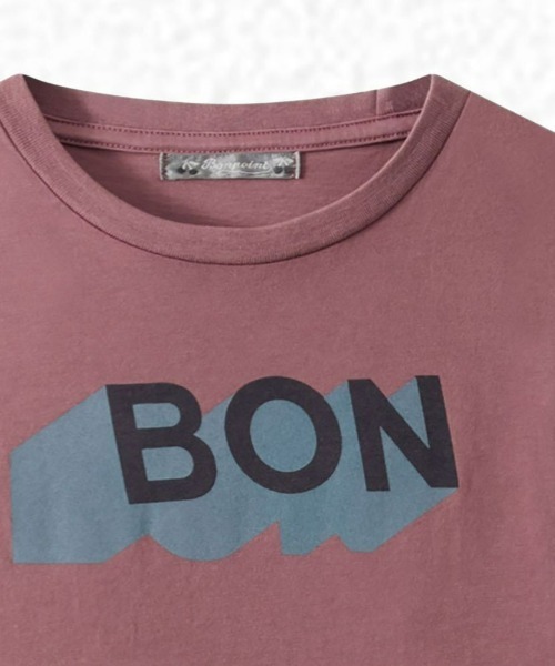 Bonpoint(ボンポワン)の「BON ロングTシャツ(Tシャツ/カットソー・キッズ・ボルドー・105/115/125)」の2枚目の写真
