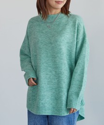 Green　Parks | ウールブレンド 裾ラウンドプルオーバー＊(ニット/セーター)