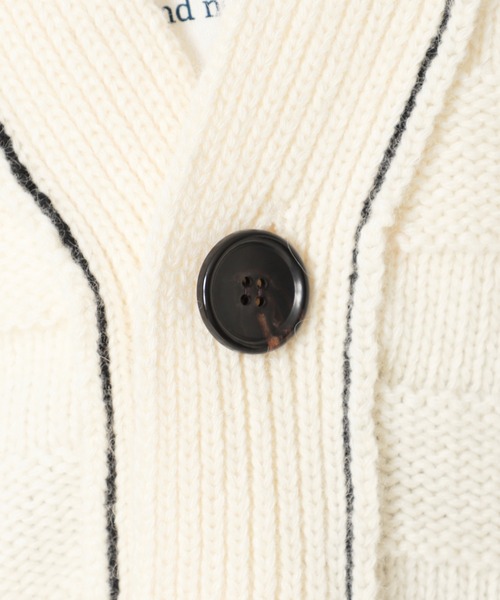 SLOBE citron.（スローブシトロン）の「SLOBE citron. ブロック編みニット◆（カーディガン/ボレロ・レディース・ブラック/ホワイト/イエロー・FREE）」の19枚目の写真