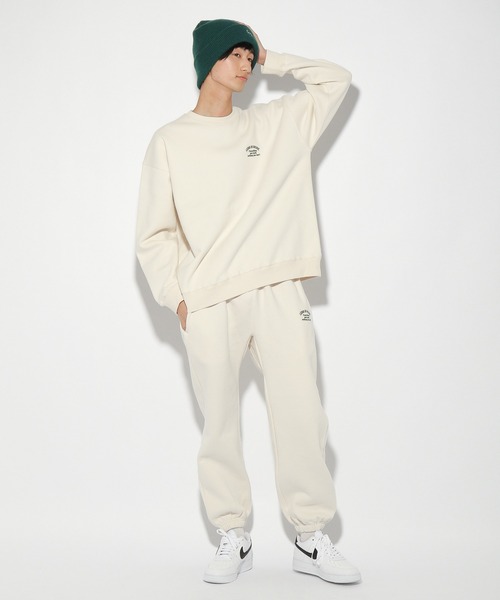 PBLIM（ページボーイリム）の「【PAGEBOYLIM】ウラキモウルーズクルー（スウェット・レディース・ブルー/グリーン/クリーム/杢グレー・MEDIUM/LARGE）」の13枚目の写真