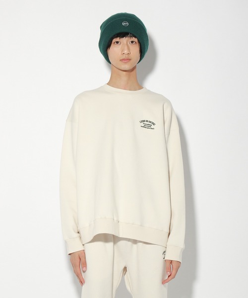 PBLIM（ページボーイリム）の「【PAGEBOYLIM】ウラキモウルーズクルー（スウェット・レディース・ブルー/グリーン/クリーム/杢グレー・MEDIUM/LARGE）」の9枚目の写真