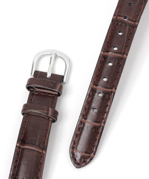 GLOBAL WORK（グローバルワーク）の「カシオスクエアローマ【一部店舗限定】/263034（アナログ腕時計・レディース・ブラック/ダークブラウン/ブラウン系その他7/その他・FREE）」の6枚目の写真