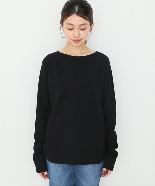 FRAMeWORK(フレームワーク)の「ウール混針抜きラグランT2◆(Tシャツ/カットソー・レディース・ホワイト/ブラック・FREE)」の9枚目の写真