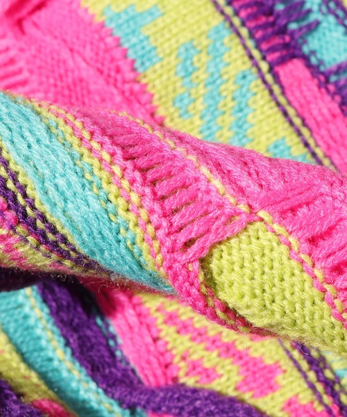 THRIFTY LOOK（スリフティールック）の「THRIFTY LOOK/スリフティルック COOGI CREW SWEATER クルーセーター ニット 3Dニット（ニット/セーター・メンズ・ブラック/パープル/ネイビー/ホワイト・FREE）」の10枚目の写真