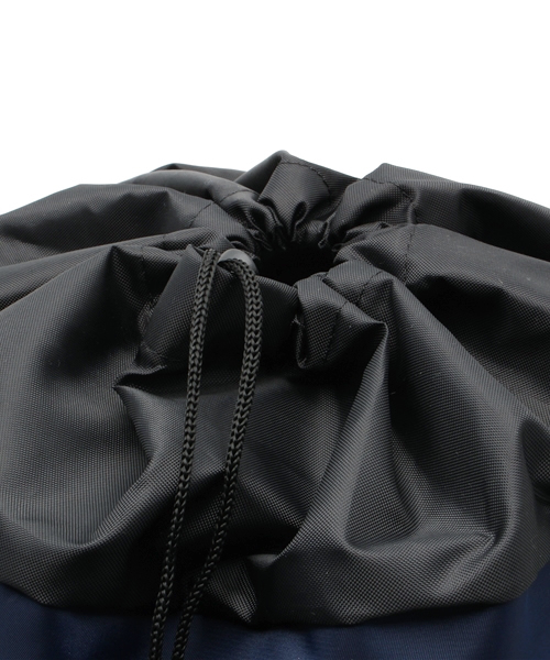 WEGO（ウィゴー）の「WEGO/ダブルポケットバックパック（バックパック/リュック・メンズ・ブラック/ネイビー・FREE）」の6枚目の写真