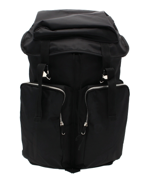 WEGO（ウィゴー）の「WEGO/ダブルポケットバックパック（バックパック/リュック・メンズ・ブラック/ネイビー・FREE）」の13枚目の写真