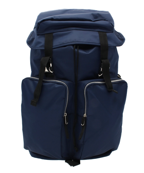 WEGO（ウィゴー）の「WEGO/ダブルポケットバックパック（バックパック/リュック・メンズ・ブラック/ネイビー・FREE）」の14枚目の写真