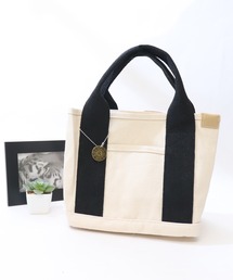 florist | 【8色展開】収納仕切り付きキャンバスミニトートバッグ(トートバッグ)