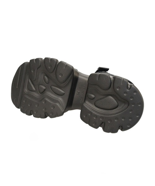 NOFALL（ノーフォール）の「厚底スニーカーソールクロスベルトサンダル（サンダル・レディース・ホワイト/ベージュ/ブラック・M/3L/LL/L/S）」の20枚目の写真