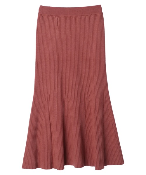 DURAS（デュラス）の「リブニットマーメイドスカート（スカート・レディース・ベージュ/レッド系その他/ブラック/パープル/ブルー・FREE）」の19枚目の写真