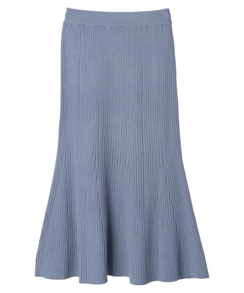 DURAS（デュラス）の「リブニットマーメイドスカート（スカート・レディース・ベージュ/レッド系その他/ブラック/パープル/ブルー・FREE）」の10枚目の写真