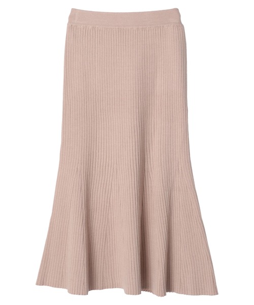 DURAS（デュラス）の「リブニットマーメイドスカート（スカート・レディース・ベージュ/レッド系その他/ブラック/パープル/ブルー・FREE）」の18枚目の写真