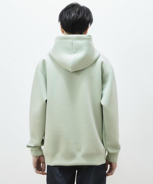 MEN'S MELROSE（メンズメルローズ）の「ミリオラメントWエアーフーディ（パーカー・メンズ・グレー/サックスブルー/ブルー/グリーン/アイボリー・4/3）」の12枚目の写真