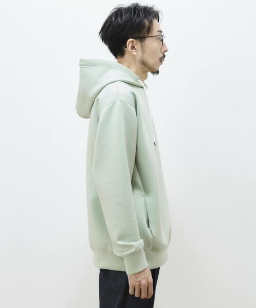 MEN'S MELROSE（メンズメルローズ）の「ミリオラメントWエアーフーディ（パーカー・メンズ・グレー/サックスブルー/ブルー/グリーン/アイボリー・4/3）」の19枚目の写真