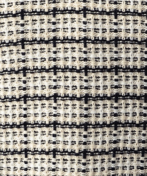 Heather（ヘザー）の「チェック柄コンパクトニットベスト  264139（ベスト・レディース・ブルー系/ホワイト系/ブラック系・FREE）」の15枚目の写真