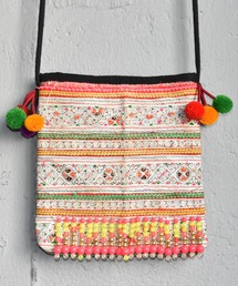 【ヴィンテージ古着】エスニック調 装飾 バッグ