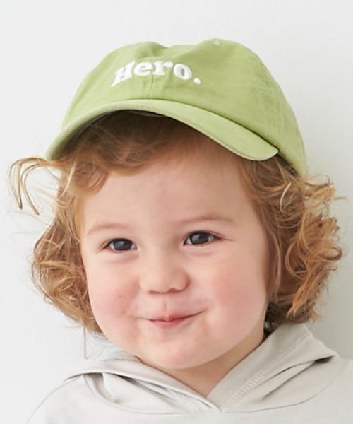 petit main(プティマイン)の「ロゴ刺しゅうキャップ(キャップ・キッズ・ロイヤルブルー/アイボリー/ライトグリーン・50cm/52cm)」の2枚目の写真