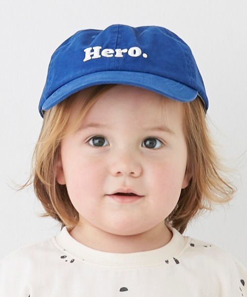 petit main(プティマイン)の「ロゴ刺しゅうキャップ(キャップ・キッズ・ロイヤルブルー/アイボリー/ライトグリーン・50cm/52cm)」の19枚目の写真