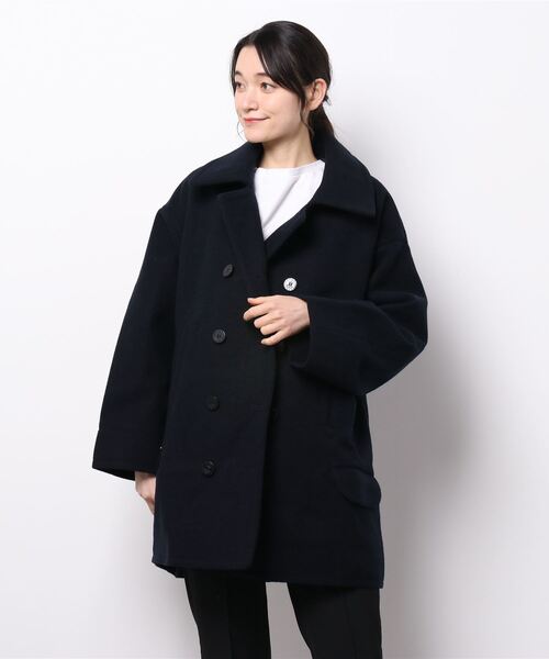 Oriens JOURNAL STANDARD（オリエンス ジャーナルスタンダード）の「オーバーサイズPコート（ピーコート・レディース・ネイビー・MEDIUM/LARGE）」の6枚目の写真