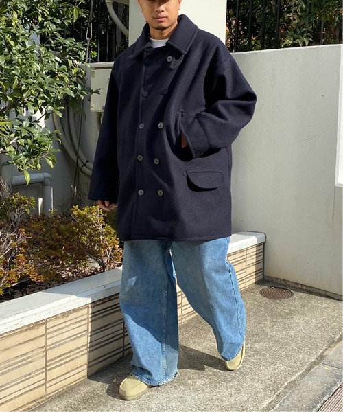 Oriens JOURNAL STANDARD（オリエンス ジャーナルスタンダード）の「オーバーサイズPコート（ピーコート・レディース・ネイビー・MEDIUM/LARGE）」の10枚目の写真