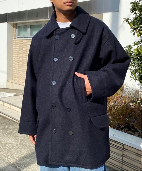 Oriens JOURNAL STANDARD（オリエンス ジャーナルスタンダード）の「オーバーサイズPコート（ピーコート・レディース・ネイビー・MEDIUM/LARGE）」の18枚目の写真