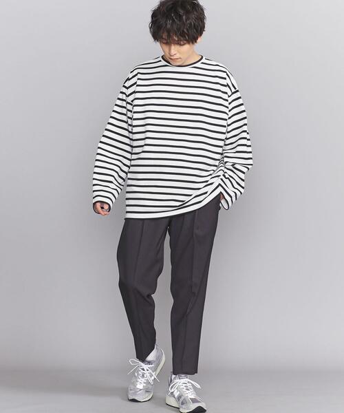 BEAUTY&YOUTH UNITED ARROWS(ビューティーアンドユースユナイテッドアローズ)の「BY クリスピー ワイド バスク カットソー(Tシャツ/カットソー・メンズ・ネイビー/クリーム/ナチュラル・M/S/XL/L)」の15枚目の写真