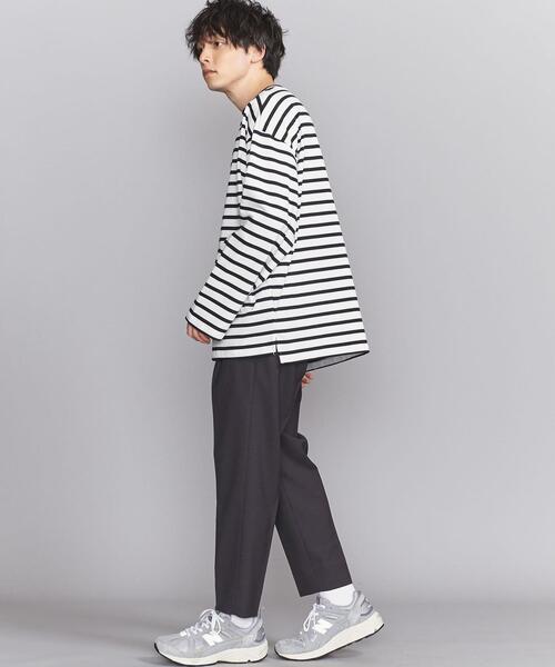 BEAUTY&YOUTH UNITED ARROWS(ビューティーアンドユースユナイテッドアローズ)の「BY クリスピー ワイド バスク カットソー(Tシャツ/カットソー・メンズ・ネイビー/クリーム/ナチュラル・M/S/XL/L)」の17枚目の写真