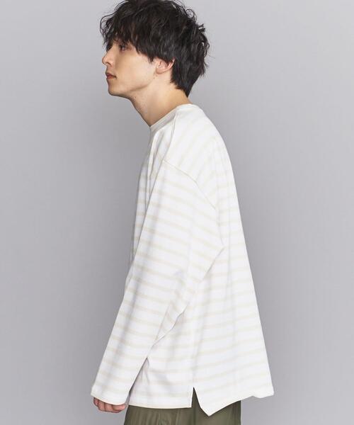BEAUTY&YOUTH UNITED ARROWS(ビューティーアンドユースユナイテッドアローズ)の「BY クリスピー ワイド バスク カットソー(Tシャツ/カットソー・メンズ・ネイビー/クリーム/ナチュラル・M/S/XL/L)」の10枚目の写真