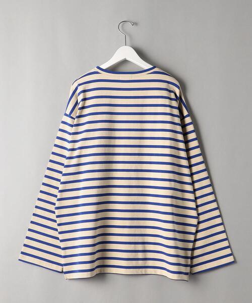 BEAUTY&YOUTH UNITED ARROWS(ビューティーアンドユースユナイテッドアローズ)の「BY クリスピー ワイド バスク カットソー(Tシャツ/カットソー・メンズ・ネイビー/クリーム/ナチュラル・M/S/XL/L)」の13枚目の写真