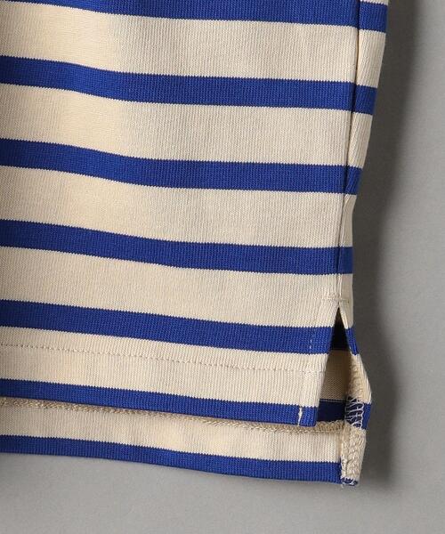 BEAUTY&YOUTH UNITED ARROWS(ビューティーアンドユースユナイテッドアローズ)の「BY クリスピー ワイド バスク カットソー(Tシャツ/カットソー・メンズ・ネイビー/クリーム/ナチュラル・M/S/XL/L)」の4枚目の写真