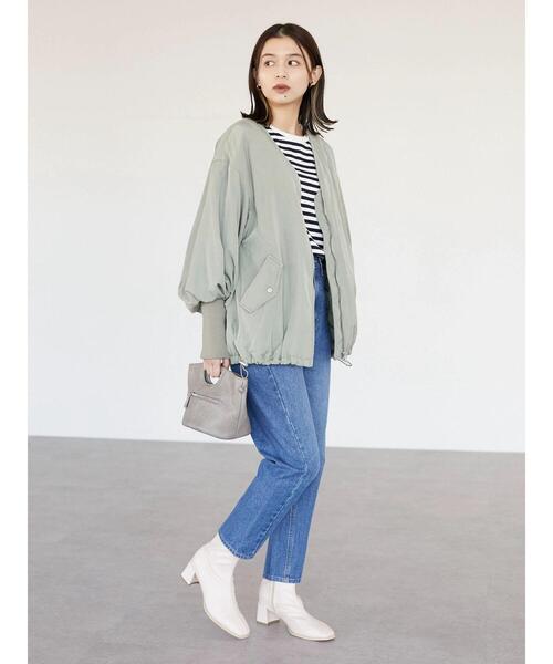 Sugar spoon（シュガースプーン）の「・SUGAR SPOON バルーンスリーブブルゾン＊（その他アウター・レディース・チャコールグレー/ブラック/ライトカーキ/グレイッシュベージュ・FREE）」の17枚目の写真