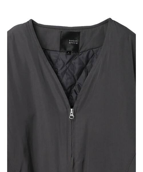 Sugar spoon（シュガースプーン）の「・SUGAR SPOON バルーンスリーブブルゾン＊（その他アウター・レディース・チャコールグレー/ブラック/ライトカーキ/グレイッシュベージュ・FREE）」の15枚目の写真