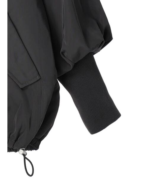 Sugar spoon（シュガースプーン）の「・SUGAR SPOON バルーンスリーブブルゾン＊（その他アウター・レディース・チャコールグレー/ブラック/ライトカーキ/グレイッシュベージュ・FREE）」の8枚目の写真