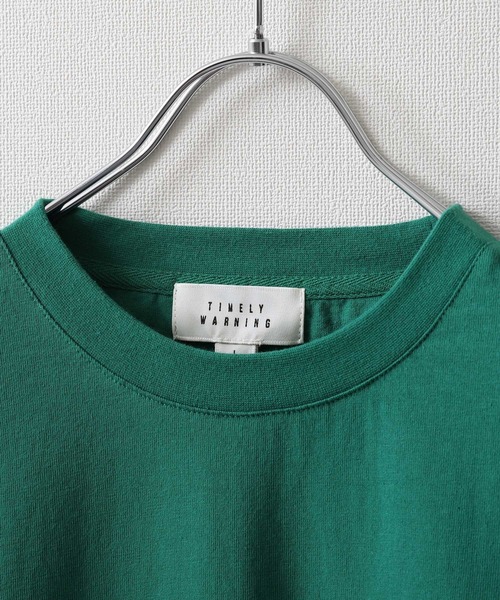 ZIP FIVE(ジップファイブ)の「【NanoTec】ビッグシルエットヘビーウェイトポケット付き長袖ロングTシャツ /防臭/消臭/抗菌(Tシャツ/カットソー・メンズ・チャコール/パープル系/オフホワイト/ブルーグレー/レッド系/ベージュ/グリーン・MEDIUM/LARGE/X-LARGE)」の19枚目の写真