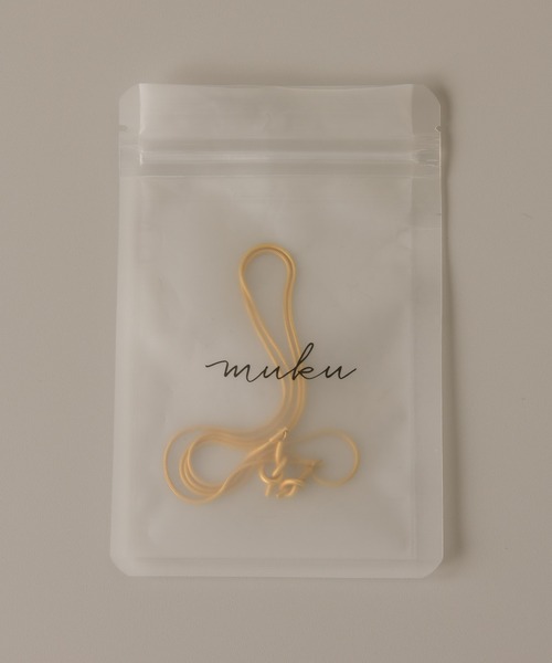 muku(ムク)の「金属アレルギー対応 2wayノットチェーンボータイネックレス/サージカルステンレス/316L(ネックレス・レディース・シルバー/ゴールド・FREE)」の14枚目の写真