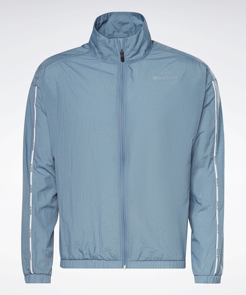 Reebok(リーボック)の「トレーニング エッセンシャルズ パイピング トラック スーツ / Training Essentials Piping Track Suit(ジャージ・メンズ・ブラック/ブルー/グレー・SMALL/MEDIUM/LARGE/X-LARGE/XX-LARGE/X-SMALL/XXX-LARGE)」の9枚目の写真