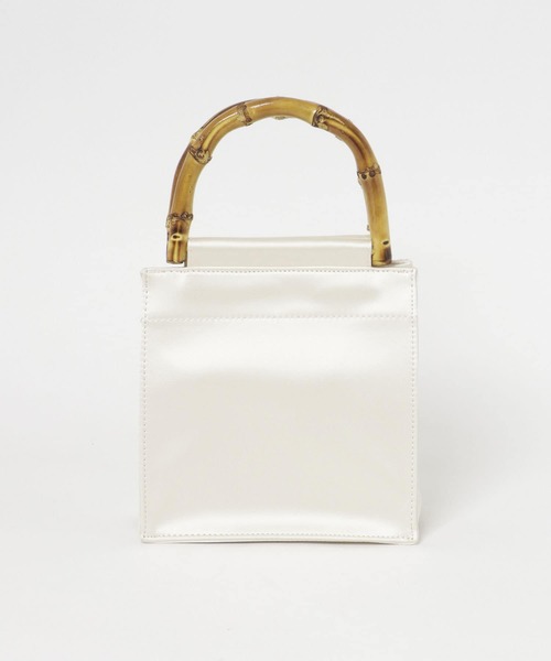 hai(ハイ)の「Hai Bamboo Bag(ハンドバッグ・レディース・イエロー・-)」の3枚目の写真
