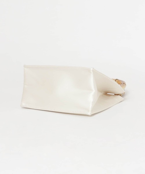 hai(ハイ)の「Hai Bamboo Bag(ハンドバッグ・レディース・イエロー・-)」の8枚目の写真