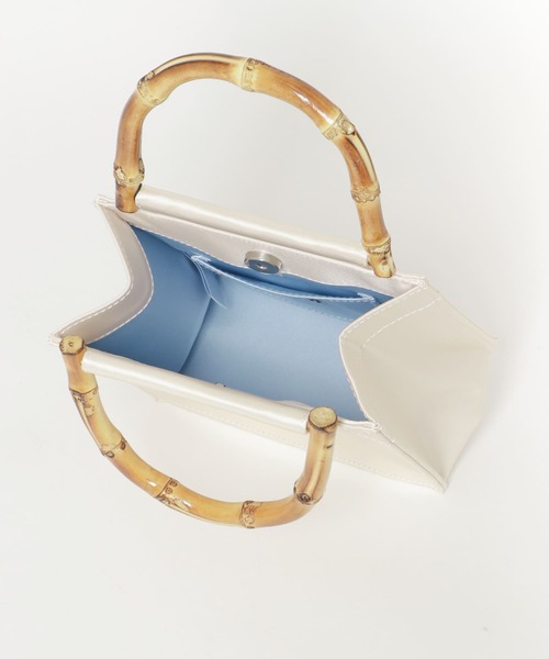 hai(ハイ)の「Hai Bamboo Bag(ハンドバッグ・レディース・イエロー・-)」の4枚目の写真