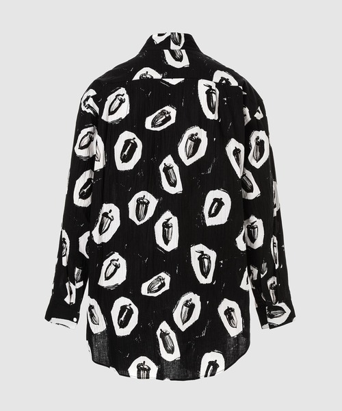 SASQUATCHfabrix.（サスクワァッチファブリックス）の「WA-NECK BIG L/S SHIRT（シャツ/ブラウス・メンズ・ブラウン系その他/グリーン系その他・L）」の3枚目の写真
