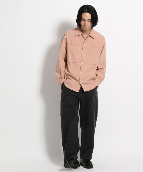 セール】マイクロピーチスキンシャツ（シャツ/ブラウス）｜niko and