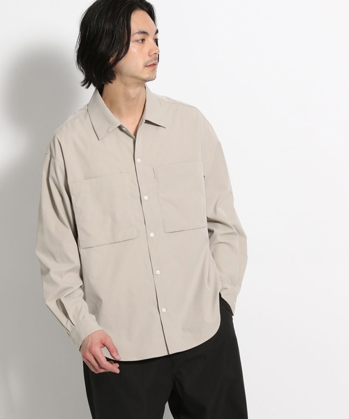 セール】マイクロピーチスキンシャツ（シャツ/ブラウス）｜niko and