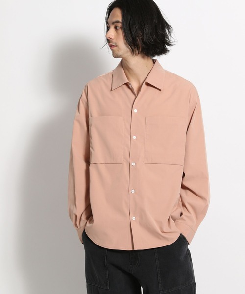 セール】マイクロピーチスキンシャツ（シャツ/ブラウス）｜niko and